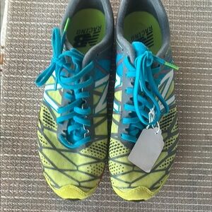 New Balance Blue and Yellow Sneakers Modern Design